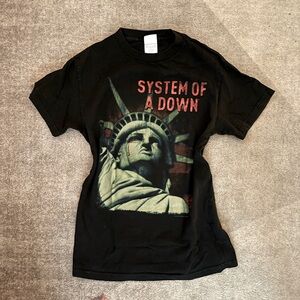 Vintage 2004 System of a Down Sad Statue T-Shirt